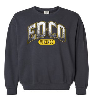 EdCo Vikings Distressed Crew